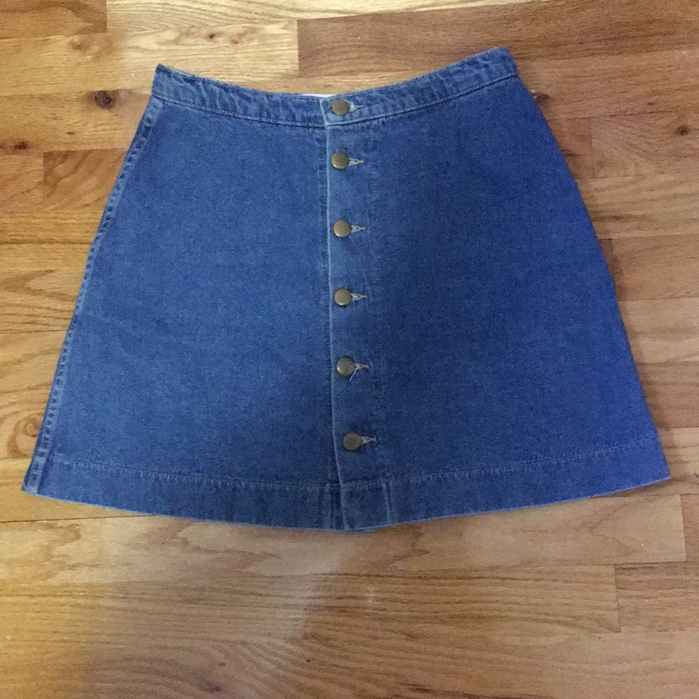 American Apparel Denim Skirt